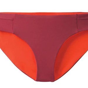 prAna Innix Bikini Bottom reversible red orange